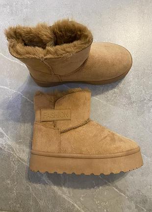 Жіночі зимові черевики уггі fashion