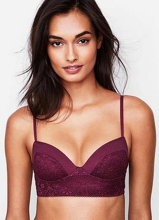 Бюстгальтер victoria’s secret push-up bralette in kir lace m c80 оригінал