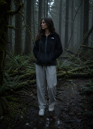Кофта женская черная the north face s
