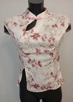 Блузка ципао, женская р s/m shein