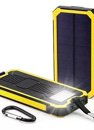 Бронированный солнечный power bank solar 20000 mah 2xusb top shop ua_