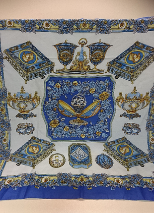 Платок laura kent, синій шарф