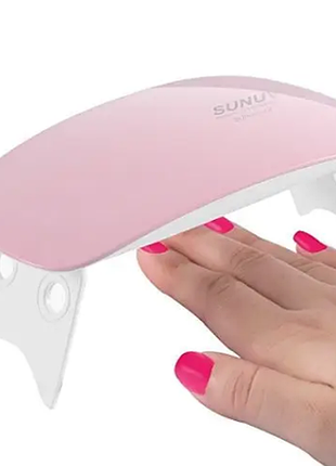 Лампа для маникюра sun mini uv/led для полимеризации геля и сушки гель-лака, 6w