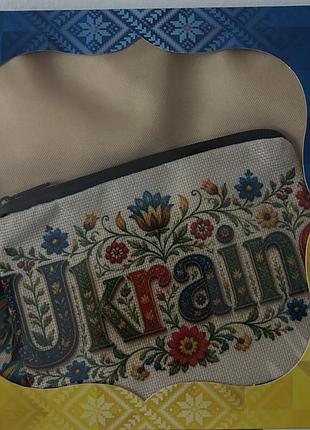 Набір шопер і гаманець ukraine в подарунковому пакуванні