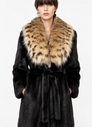 Норкова шуба з рысью  blackglama norwegian furs
