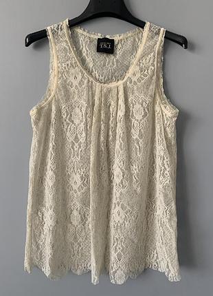 Twin set нежная блуза из кружева