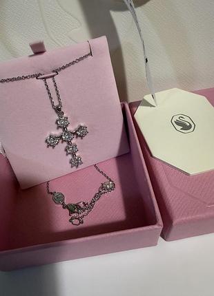Хрестик swarovski