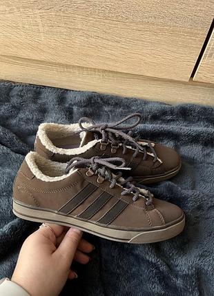 Зимові кеди adidas se daily qt low (оригінал) на хутрі