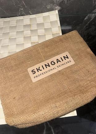 Косметичка skingain professional skincare (большая, вместительная, новая)