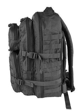 Тактичний рюкзак для військових міл тек 36 літрів mil-tec large assault pack black