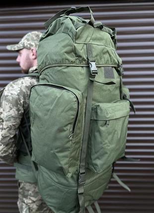 Тактичний рюкзак армійський для військових 120 л, олива