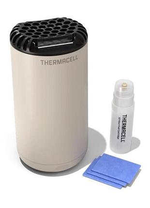 Устройство от комаров туристический thermacell patio shield mosquito repeller mr-ps linen