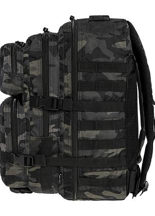 Тактичний рюкзак для військових міл тек 36 літрів mil-tec large assault pack dark camo