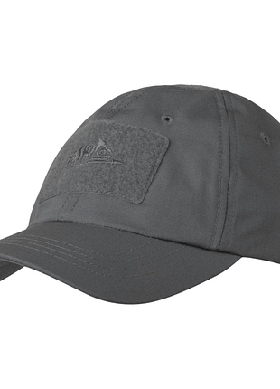 Тактична бейсболка чоловіча військова helikon-tex® bbc - shadow grey
