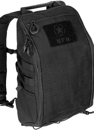 Тактичний рюкзак для військових mfh molle laser-cut modular 13l (black)