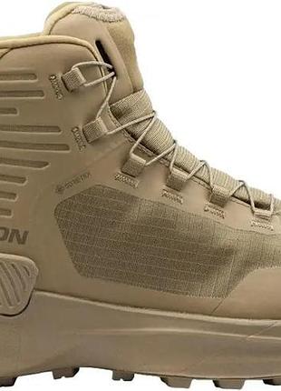 Тактичні черевики чоловічі для військових salomon genesis forces mid coyote