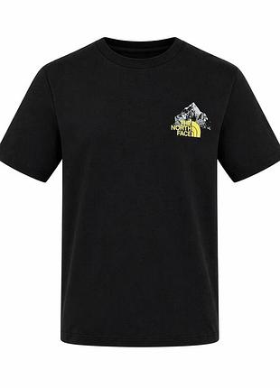 Мужская футболка зе норт фейс стильная повседневная the north face черная