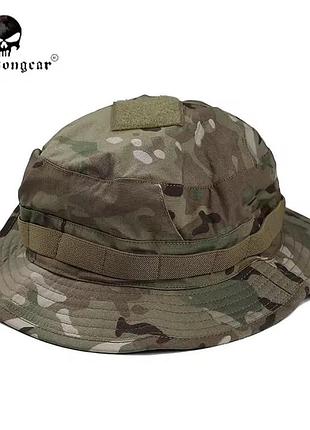 Тактична панама чоловіча для військових emerson short bressed boonie multicam