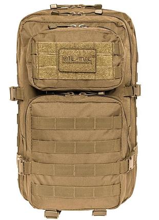 Тактичний рюкзак для військових sturm mil-tec assault pack large 36 л - coyote brown