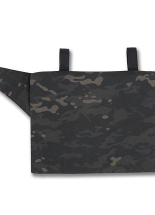 Тактический каремат-сидушка для военных militex 20mm cordura black multicam под броню