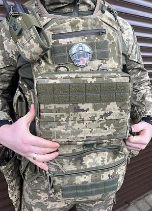 Тактический подсумок под планшет для военных 7/10 дюймов, пиксель зуда