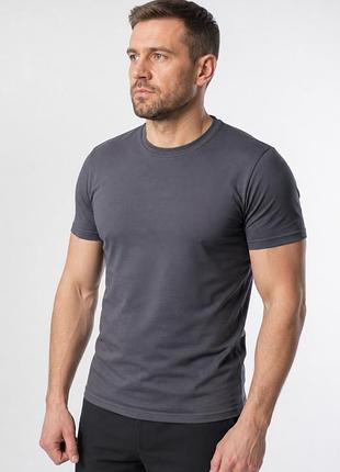 Тактична футболка чоловіча для військових стрейч wolf grey military