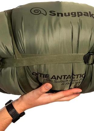 Тактический спальный мешок армийский туристический snugpak softie antarctica (comfort -20°с/ extreme -30°с) olive