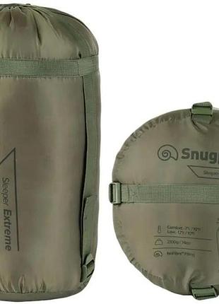 Тактический спальный мешок армейский туристический snugpak sleeper extreme olive