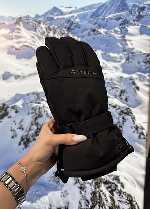 Женские горнолыжные перчатки azimuth black l