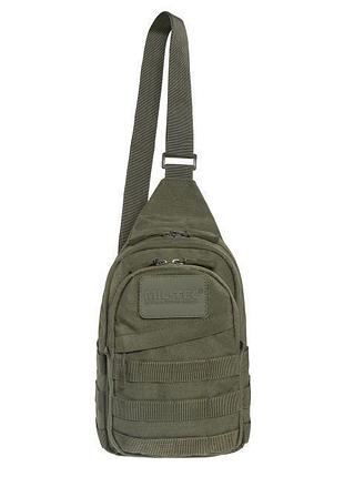 Тактическая сумка через плечо для военных mil-tec crossbody bag - olive