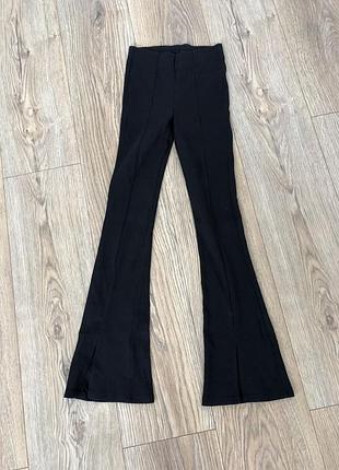 Zara лосини кльош штани в рубчик