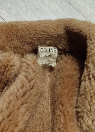 Дубленка авиатор куртка овчина old celine оригинал