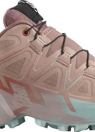 Жіночі кросівки саломон стильні повсякденні salomon speedcross 6 women mahoganyrose/hushedviolet