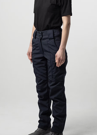 Тактические брюки женские для вьющихся soft shell темно-синие для дснс skmilitary