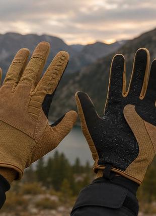 Тактичні рукавички для військових oakley factory lite 2.0 coyote