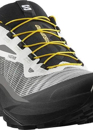 Мужские кроссовки саломон стильные повседневные salomon genesis 10 black/white/lemon