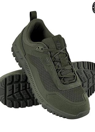 Тактические кроссовки для военных мтак m-tac shooter olive