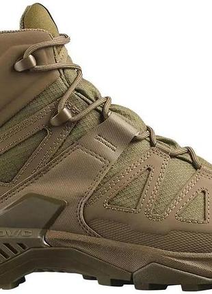 Тактические ботинки мужские для военные salomon x ultra forces mid gtx coyote 7 uk