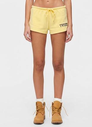 Яскраві пляжні шорти-фроте looney tunes / tweety primark  розмір: m