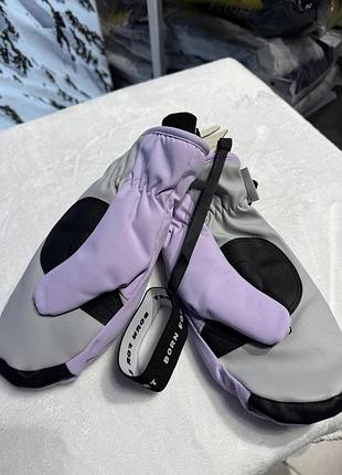 Жіночі гірськолижні рукавиці high experience mauve/grey