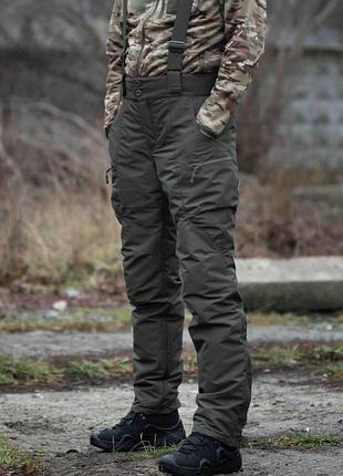 Тактичні штани чоловічі військові зимові nord storm taifun олива
