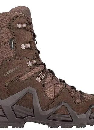 Тактические берцы мужские военные lowa zephyr mk2 gtx hi tf, dark brown (коричневый)