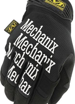 Тактичні рукавички для військових mechanix original black