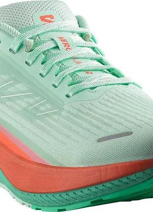 Жіночі кросівки саломон стильні повсякденні salomon outdoor aero blaze 2 w bay/cherry tomato/electric green