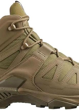 Тактические ботинки мужские для военные salomon x ultra forces mid coyote 10.5 uk