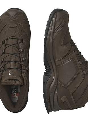 Тактические ботинки мужские для военные salomon xa forces mid dark earth