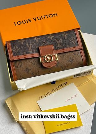 Гаманець dauphine wallet brown💞