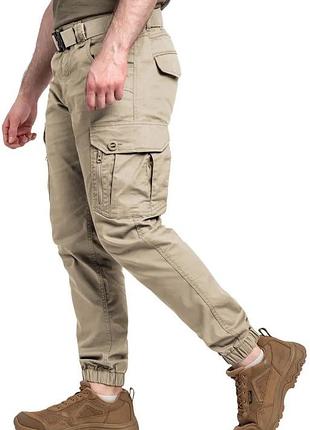 Тактические брюки мужские военные повседневные pentagon invictus tactical joggers khaki
