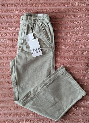 Штани zara льон 10р 140см