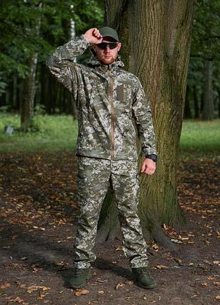 Тактический костюм мужской осень-зима soft shell military оригинал мм-14